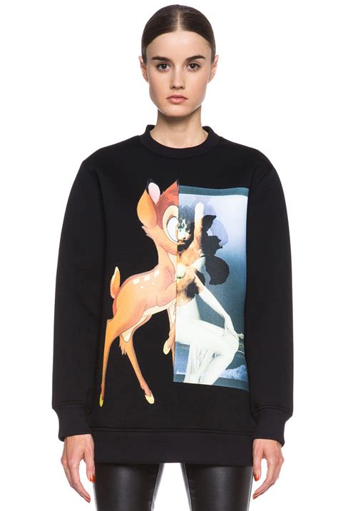 bambi givenchy t shirt|givenchy bambi sweatshirt.